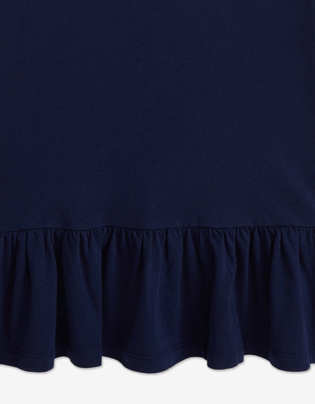 Girls Sparkler Polo Bear Jersey Dress in Navy