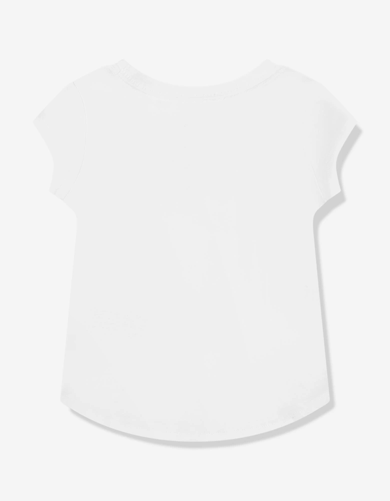 Girls Futura Logo T-Shirt in White