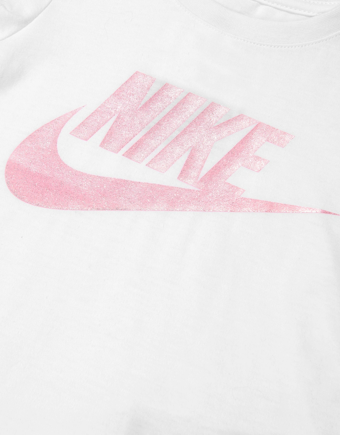 Girls Futura Logo T-Shirt in White