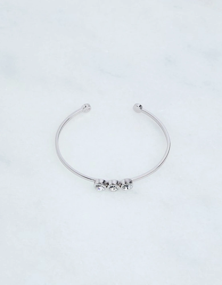 Hand Set European Crystal Trio Cuff