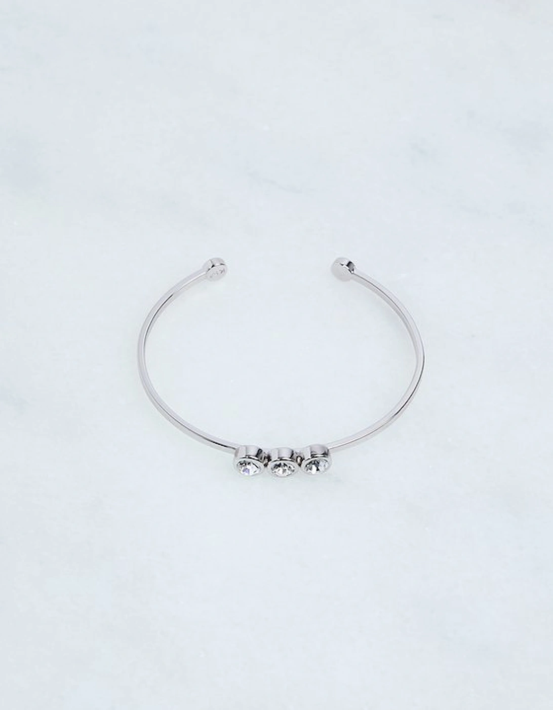 Hand Set European Crystal Trio Cuff