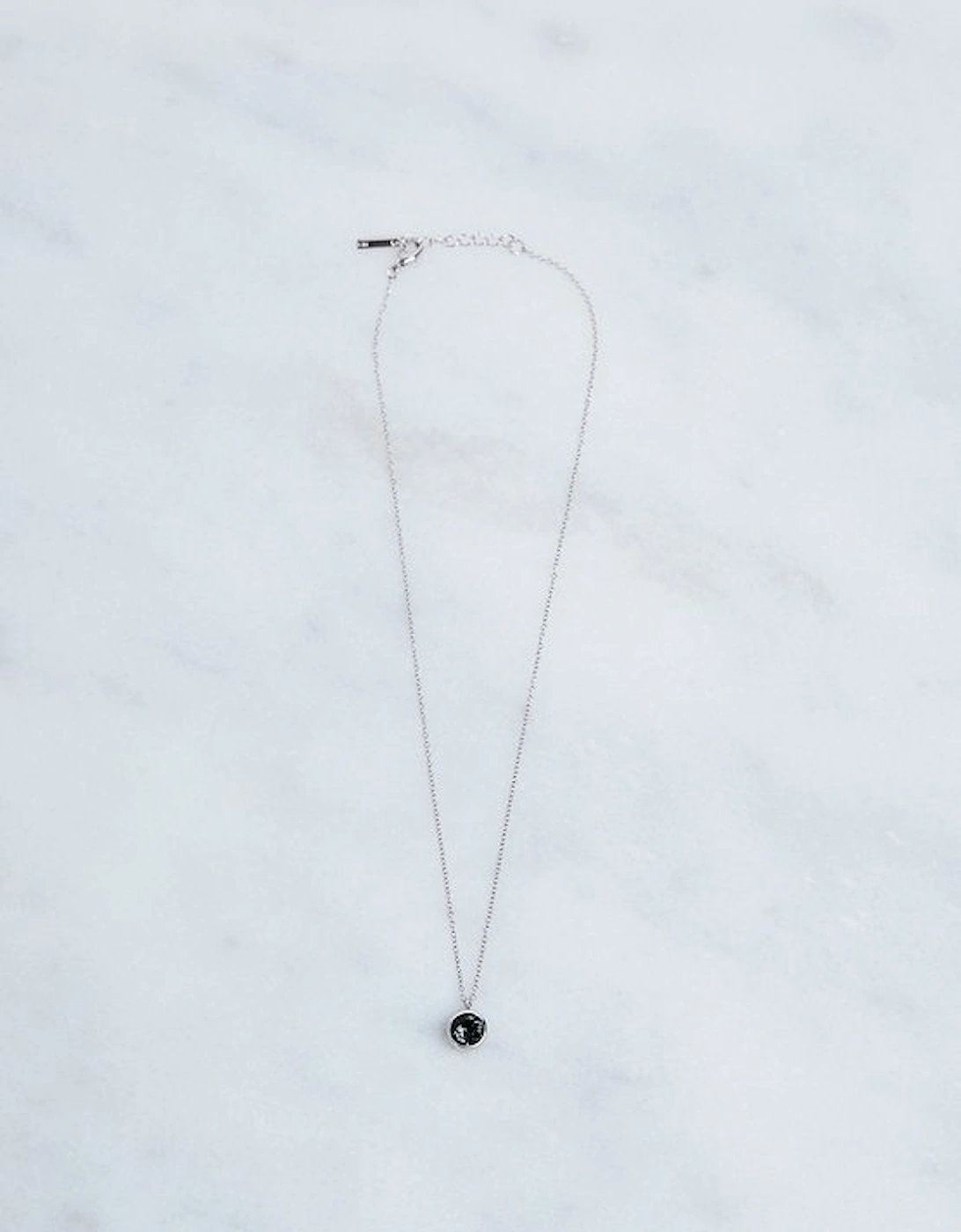 Hand Set European Crystal Solitaire Pendant