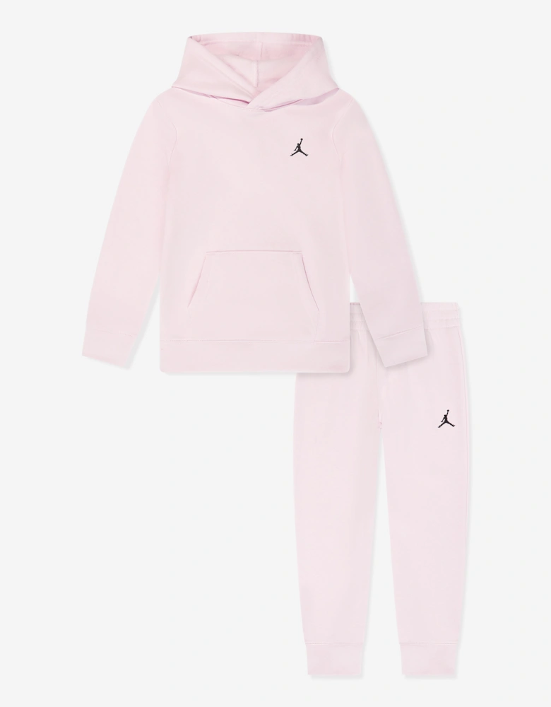 Jordan Baby Girls MJ Brooklyn Fleece PO Tracksuit in Pink