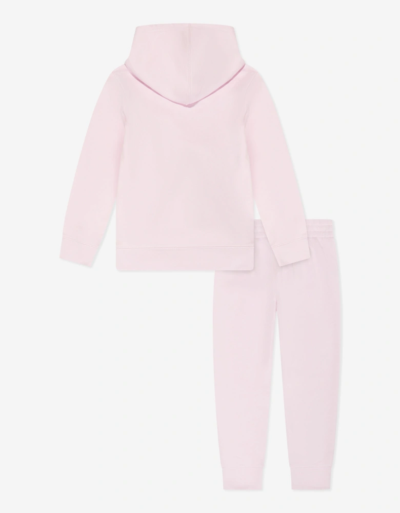 Jordan Baby Girls MJ Brooklyn Fleece PO Tracksuit in Pink