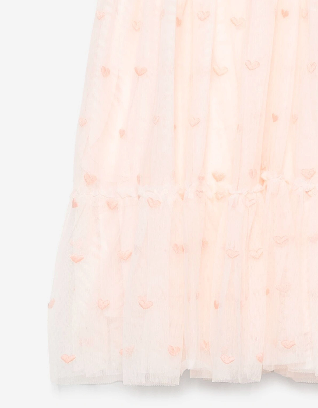 Girls Embroidered Dress in Pink