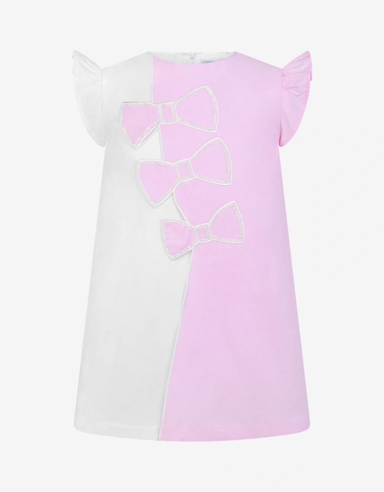 & White Cotton Bow Dress
