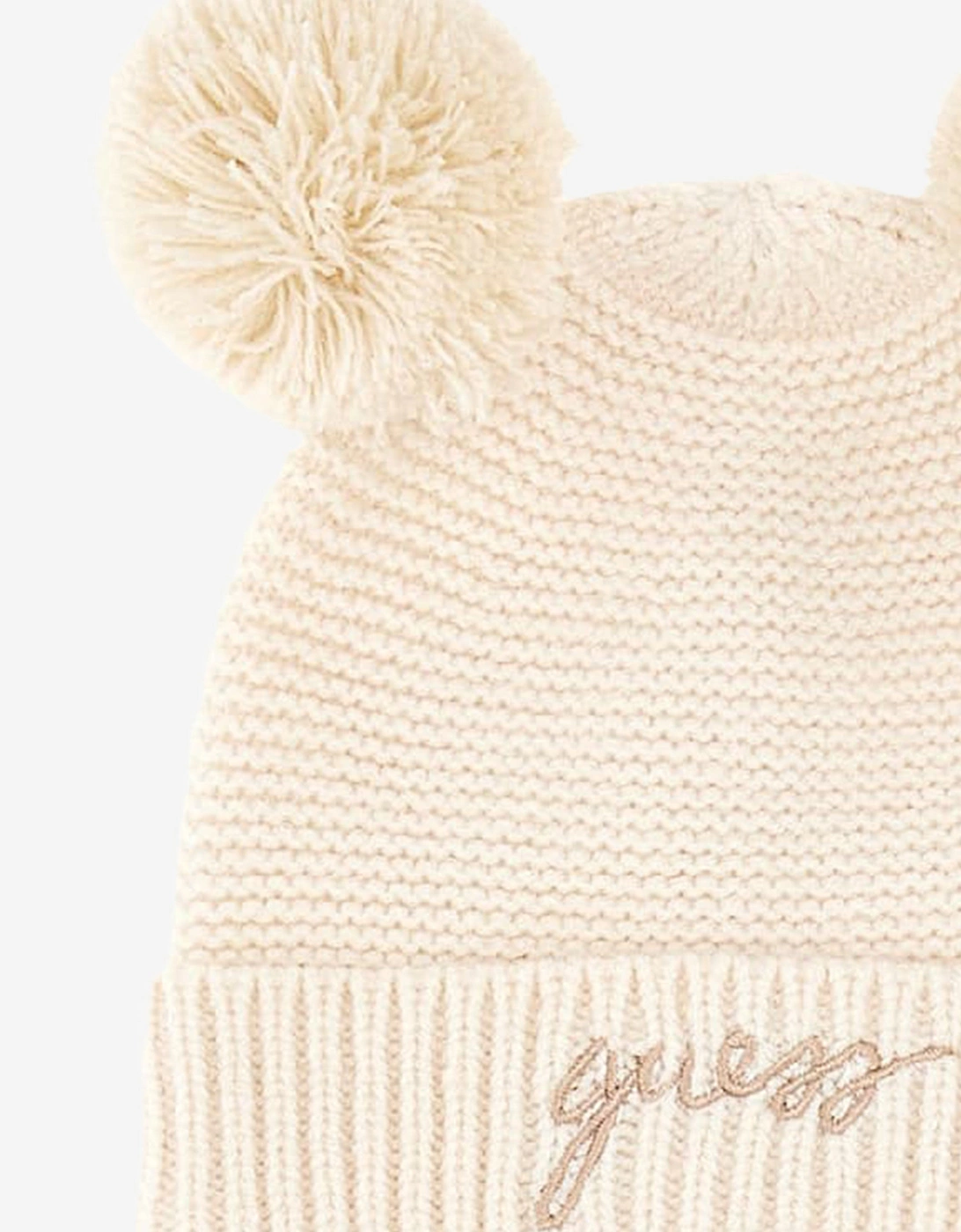 Baby Hat and Mittens Set in Brown