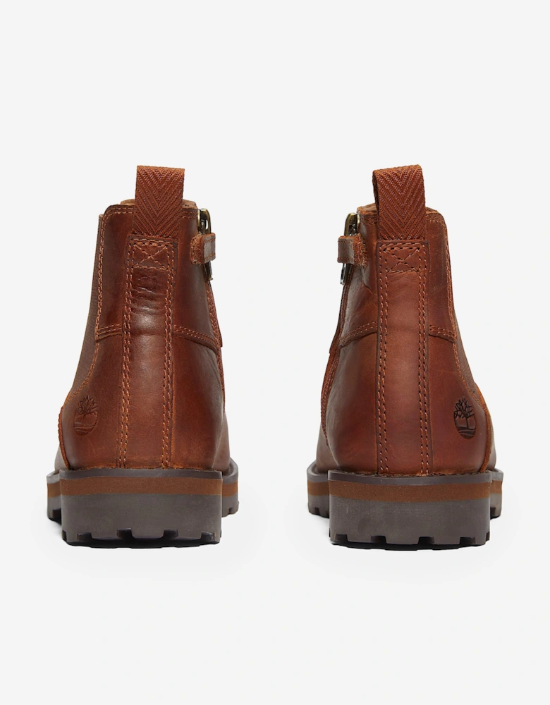 Kids Courma Mid Chelsea Boots in Brown