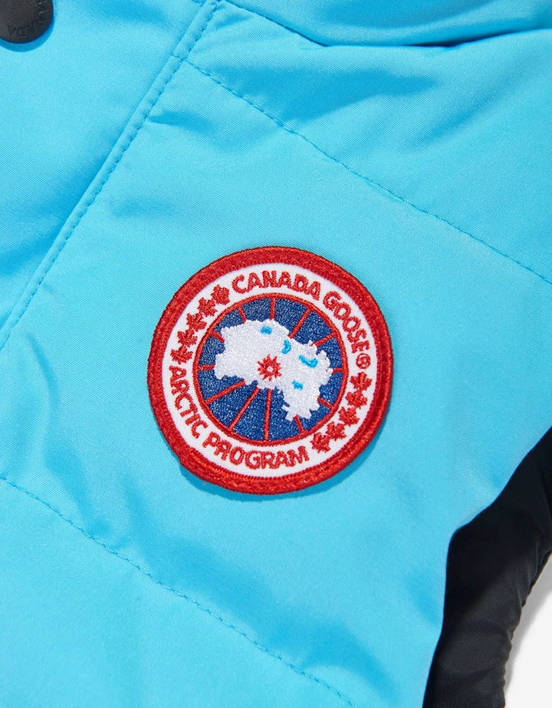 Kids Down Padded Vanier Gilet in Blue
