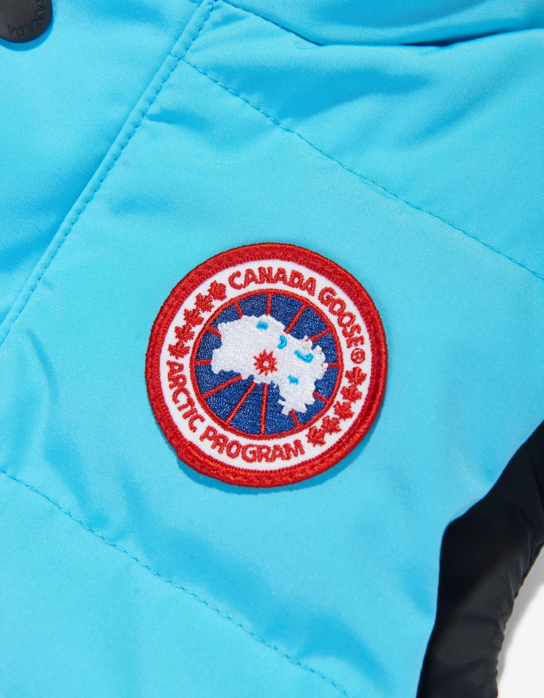 Kids Down Padded Vanier Gilet in Blue