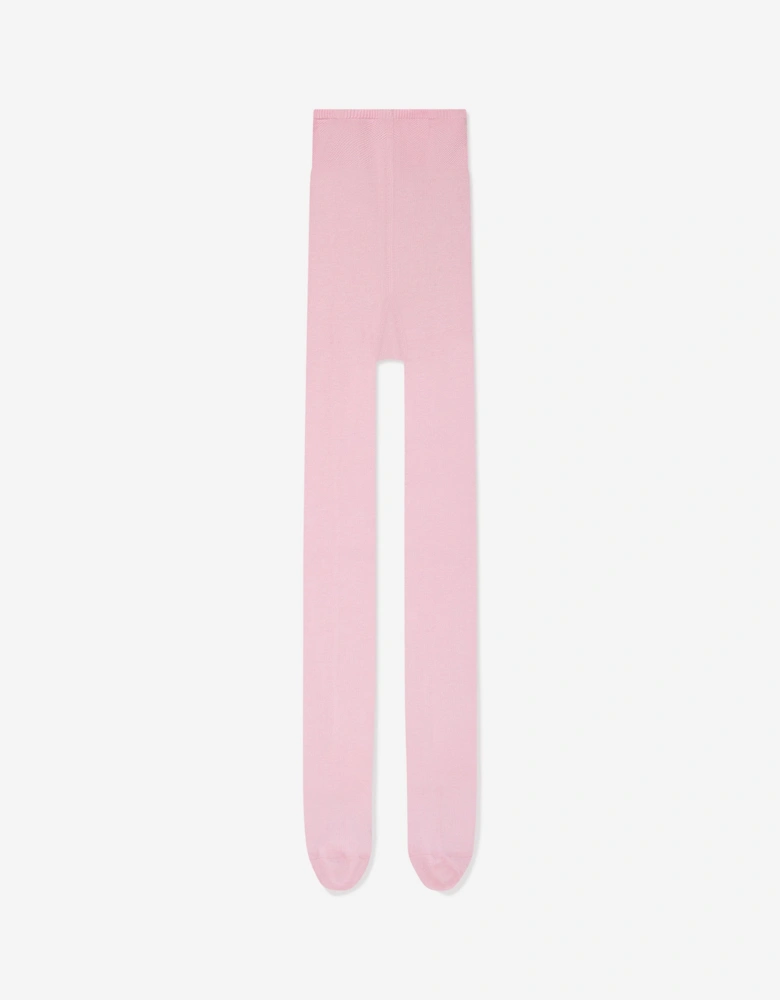 Girls Family Tights in Pink
