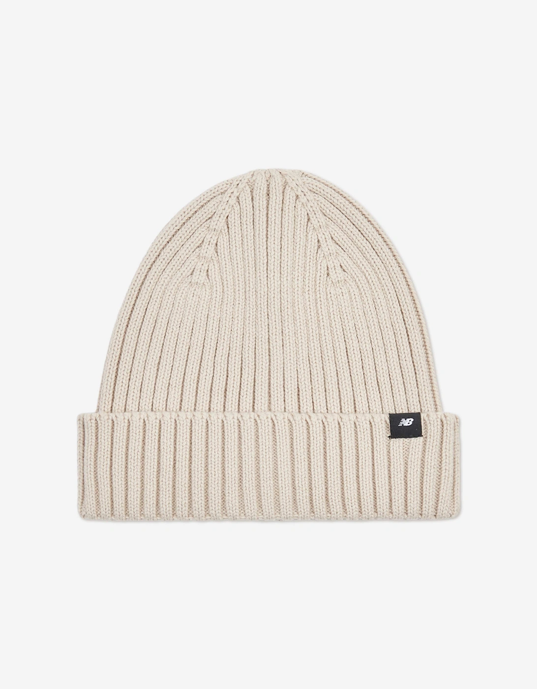Boys NB Tab Beanie Hat in Beige, 5 of 4