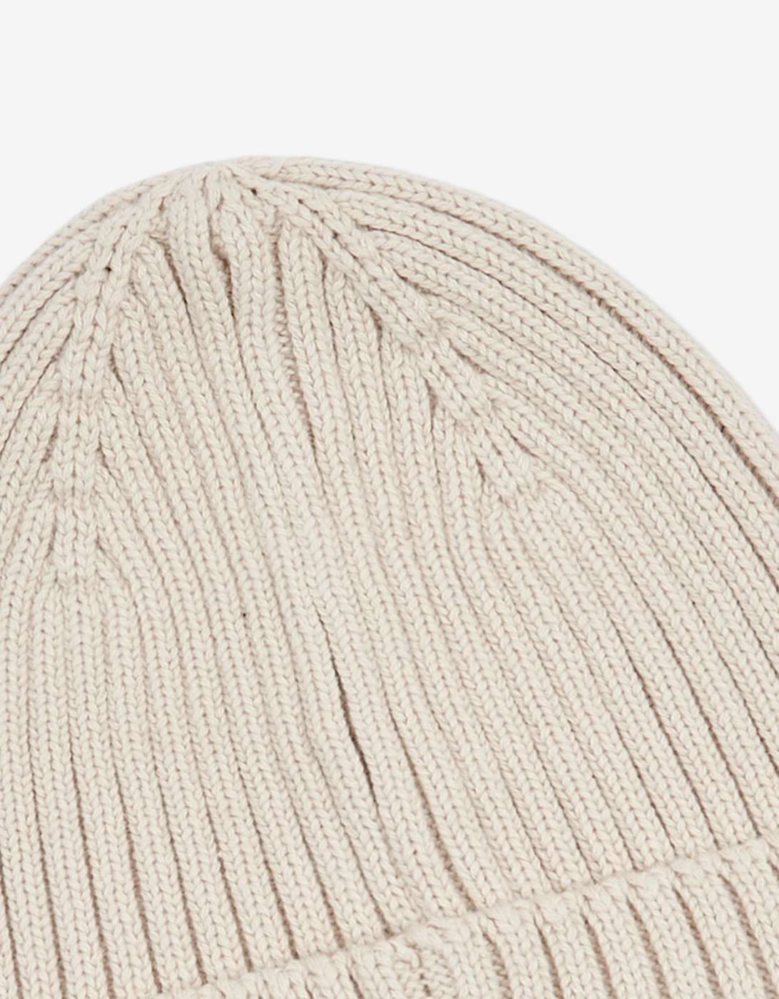 Boys NB Tab Beanie Hat in Beige