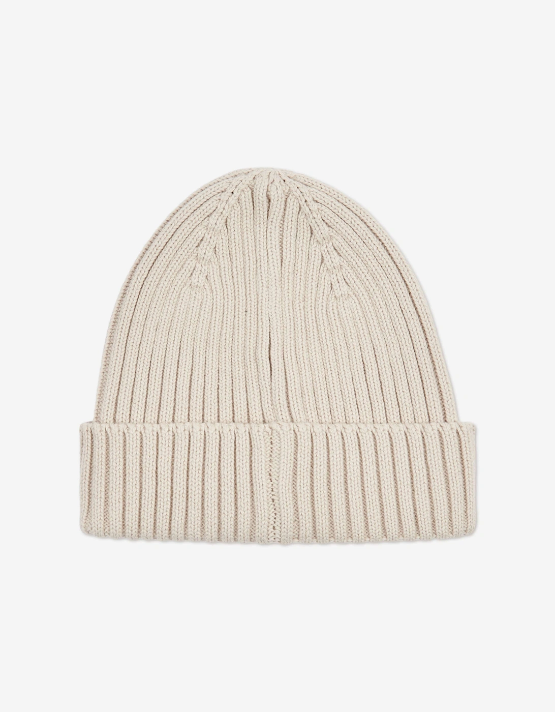Boys NB Tab Beanie Hat in Beige
