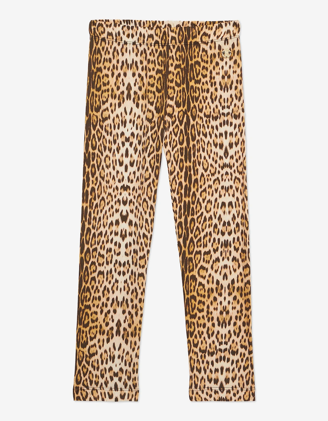 Girls Branded Leggings in Brown, 5 of 4