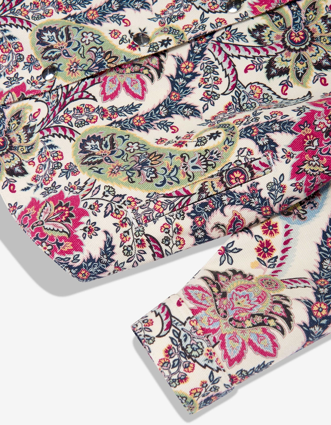 Girls Floral Paisley Jacket in Multicolour