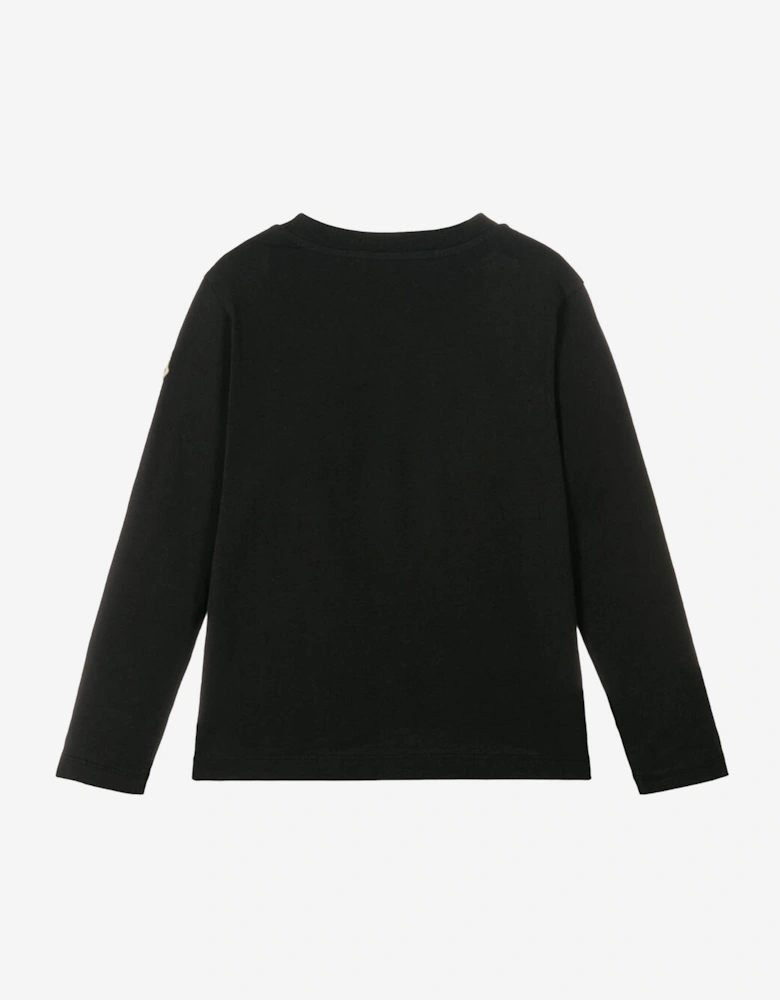 Enfant Boys Long Sleeve T-Shirt in Black