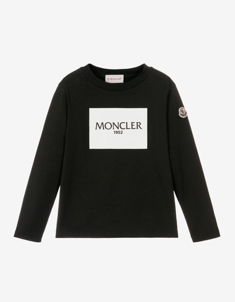 Enfant Boys Long Sleeve T-Shirt in Black