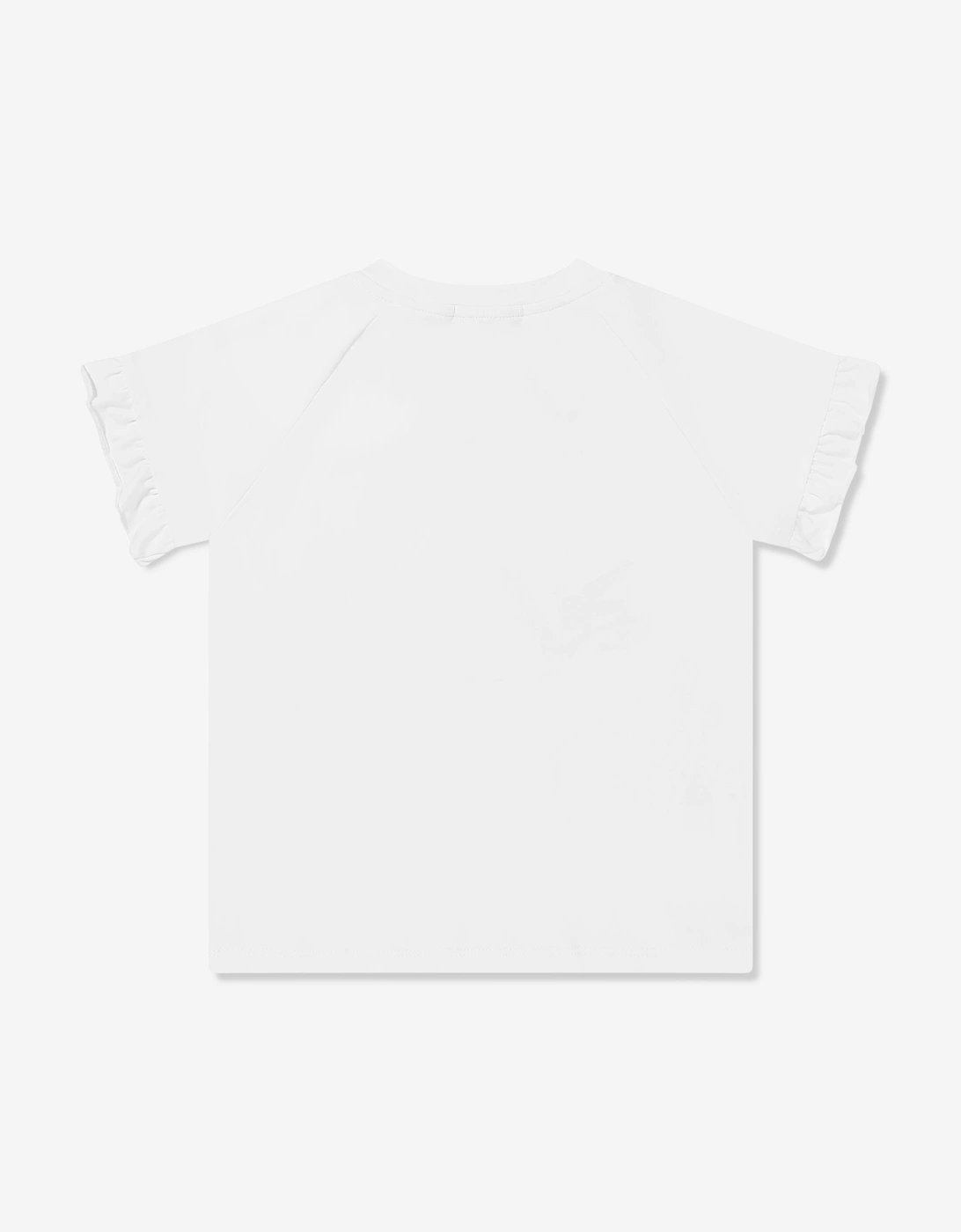 Girls Embroidered Logo T-Shirt in White