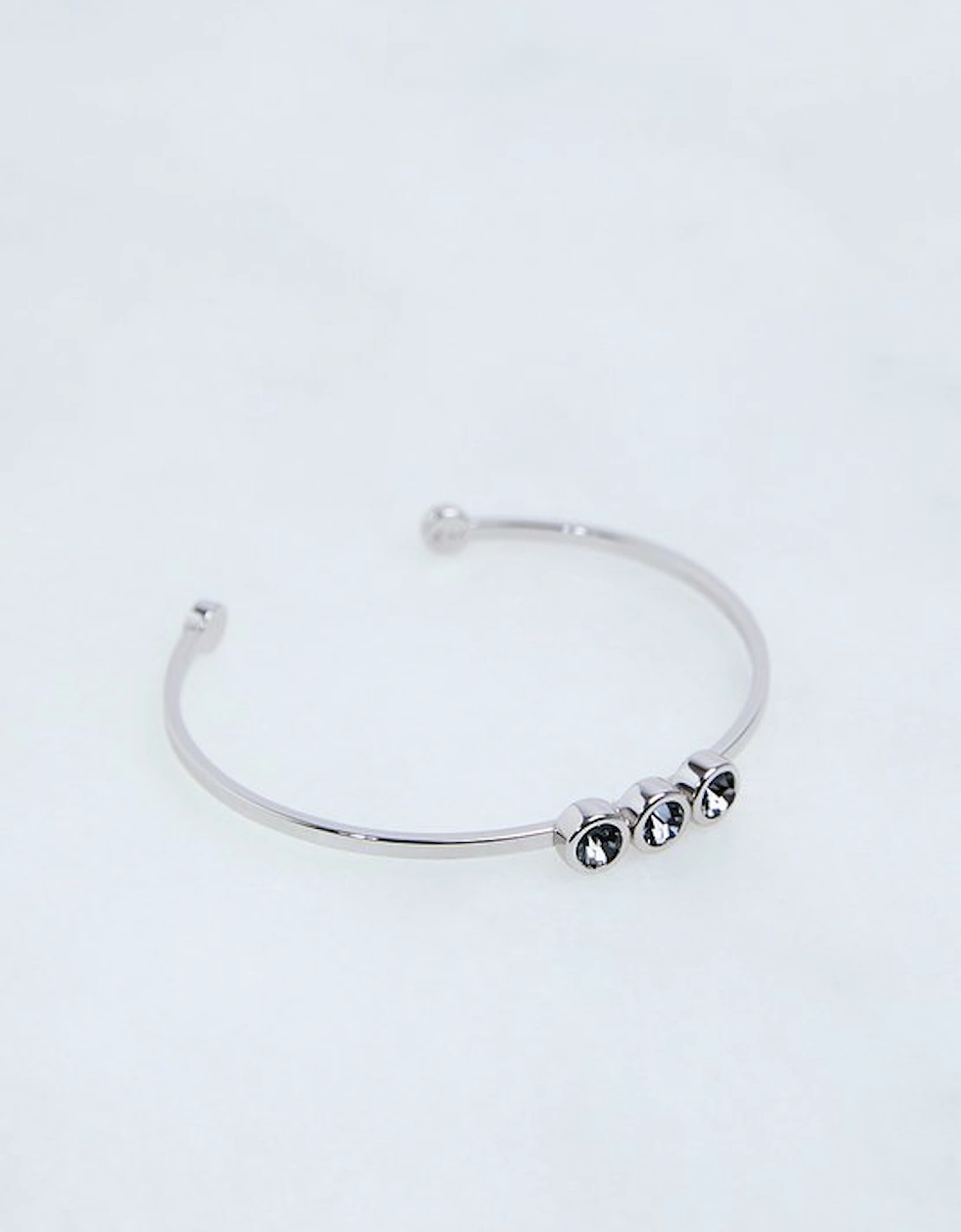 Hand Set European Crystal Trio Cuff