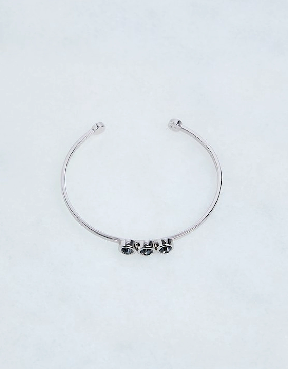 Hand Set European Crystal Trio Cuff