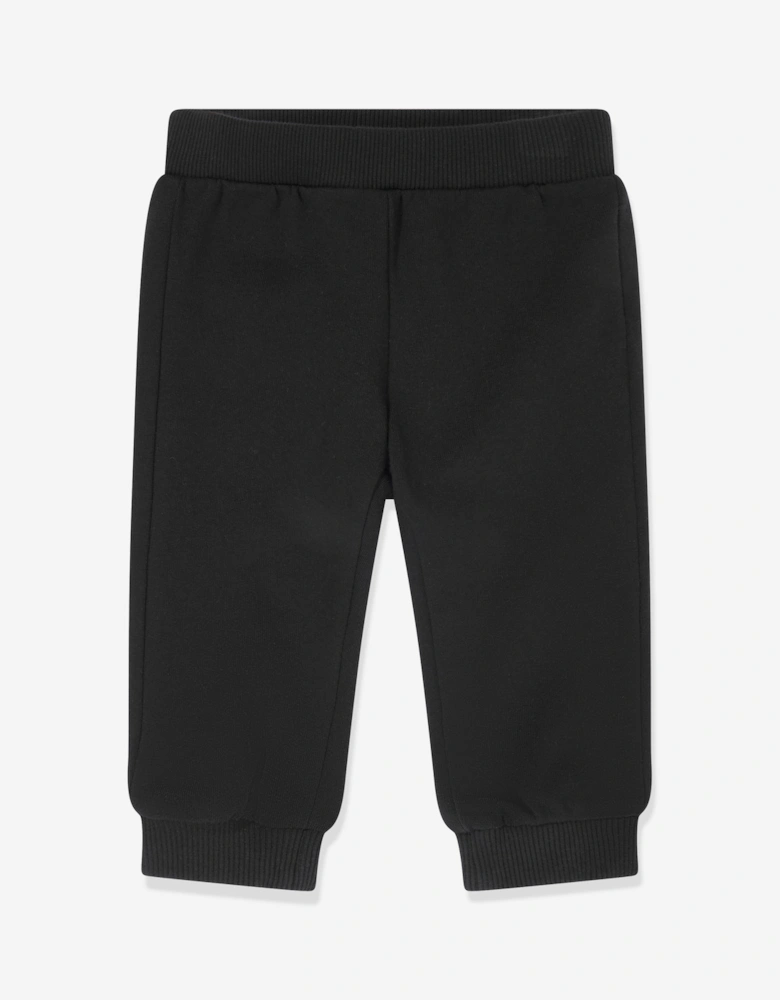 Baby Smiley Face Tracksuit in Black