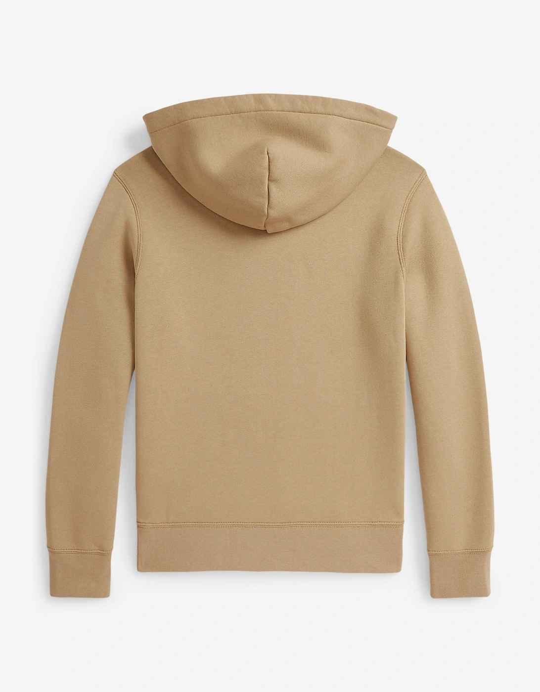 Boys Logo Hoodie in Beige