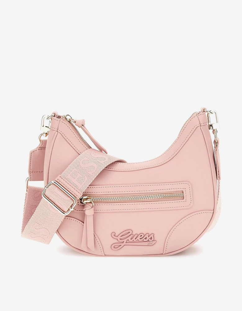 Girls Logo Shoulder Bag in Pink (23cm)