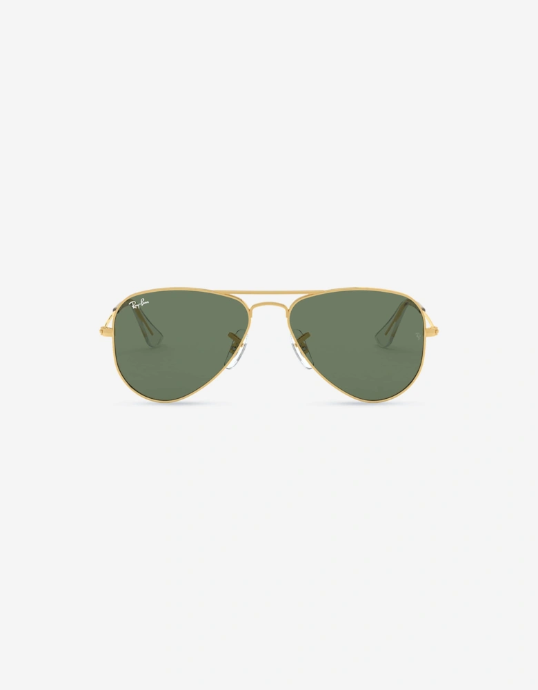 Kids Aviator Sunglasses in Gold