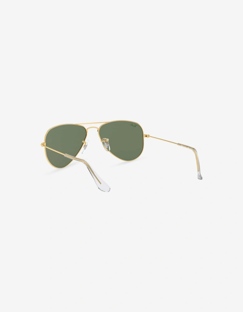 Kids Aviator Sunglasses in Gold
