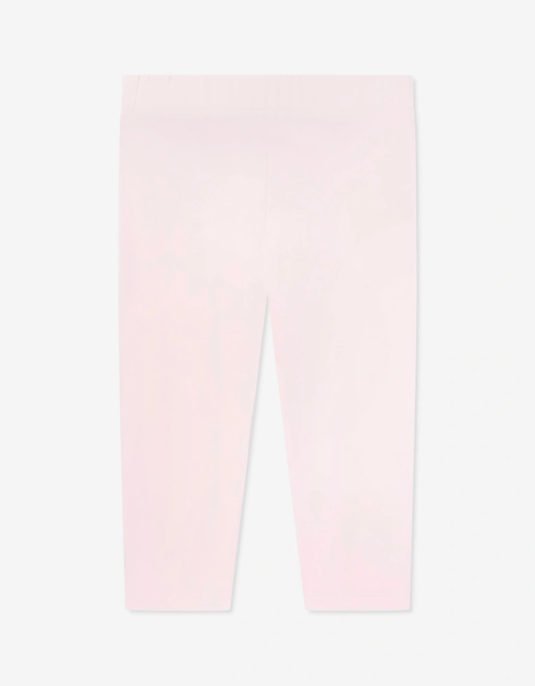 Enfant Baby Girls Logo Leggings in Pink