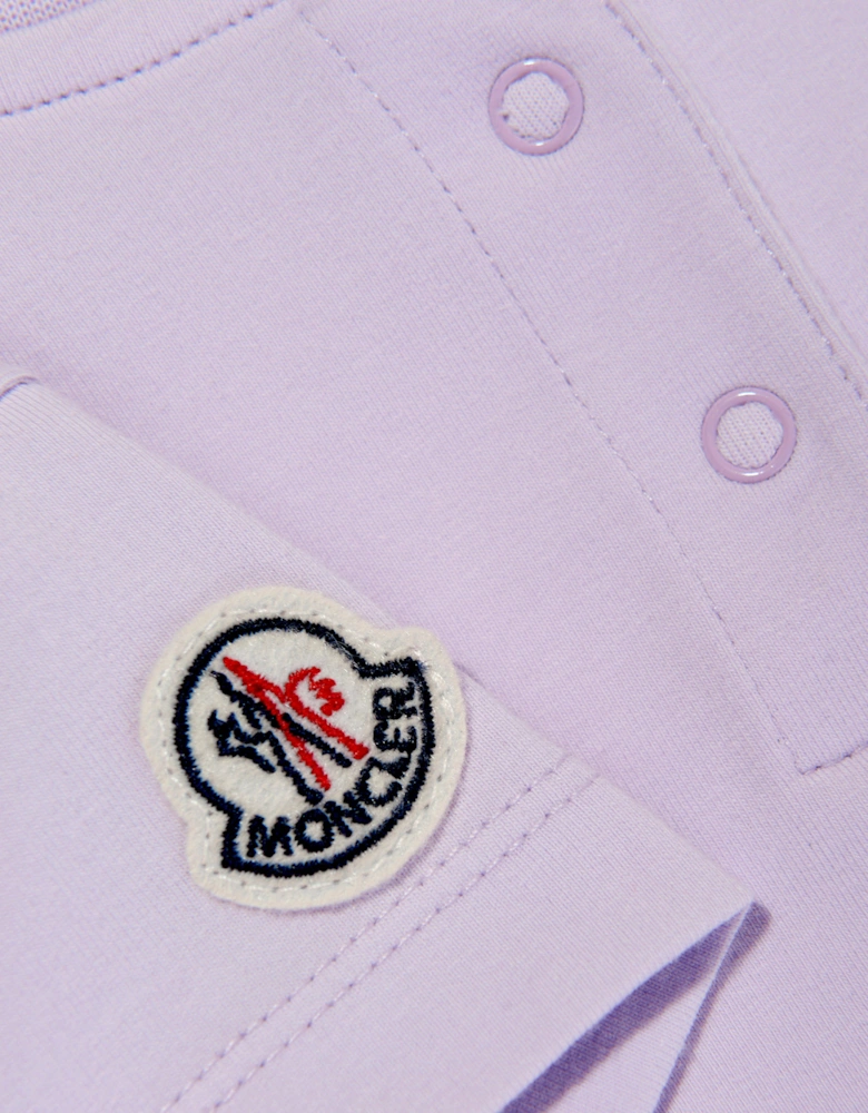 Enfant Baby Girls Logo T-Shirt Dress in Purple