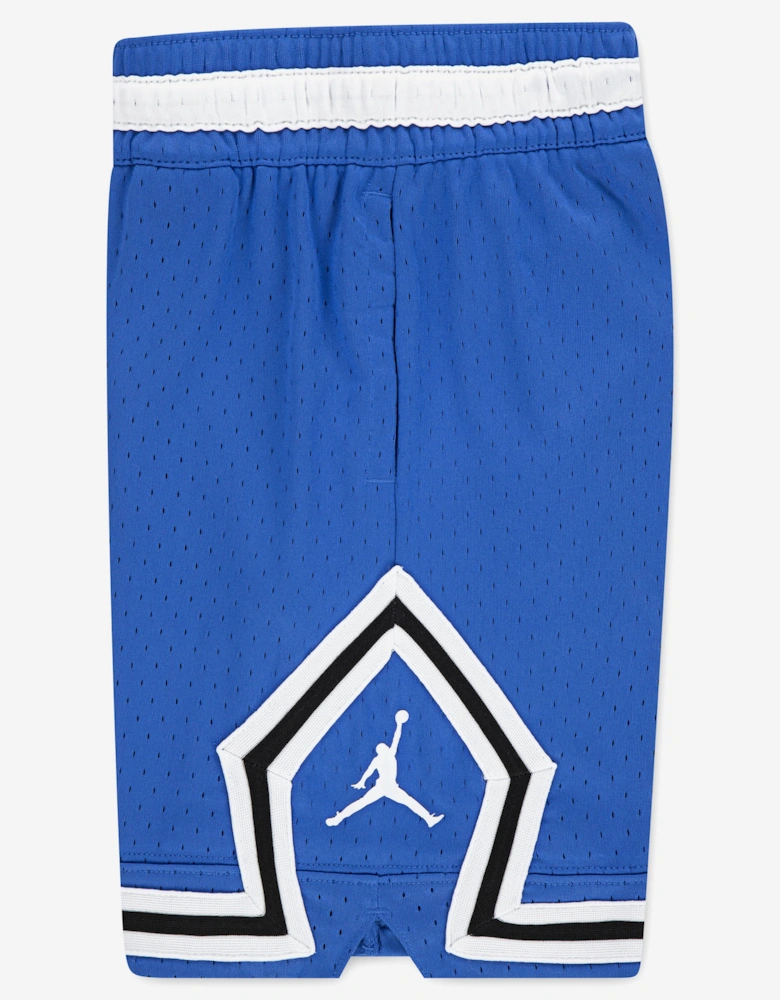 Boys MJ DF Sports Diamond Shorts in Blue