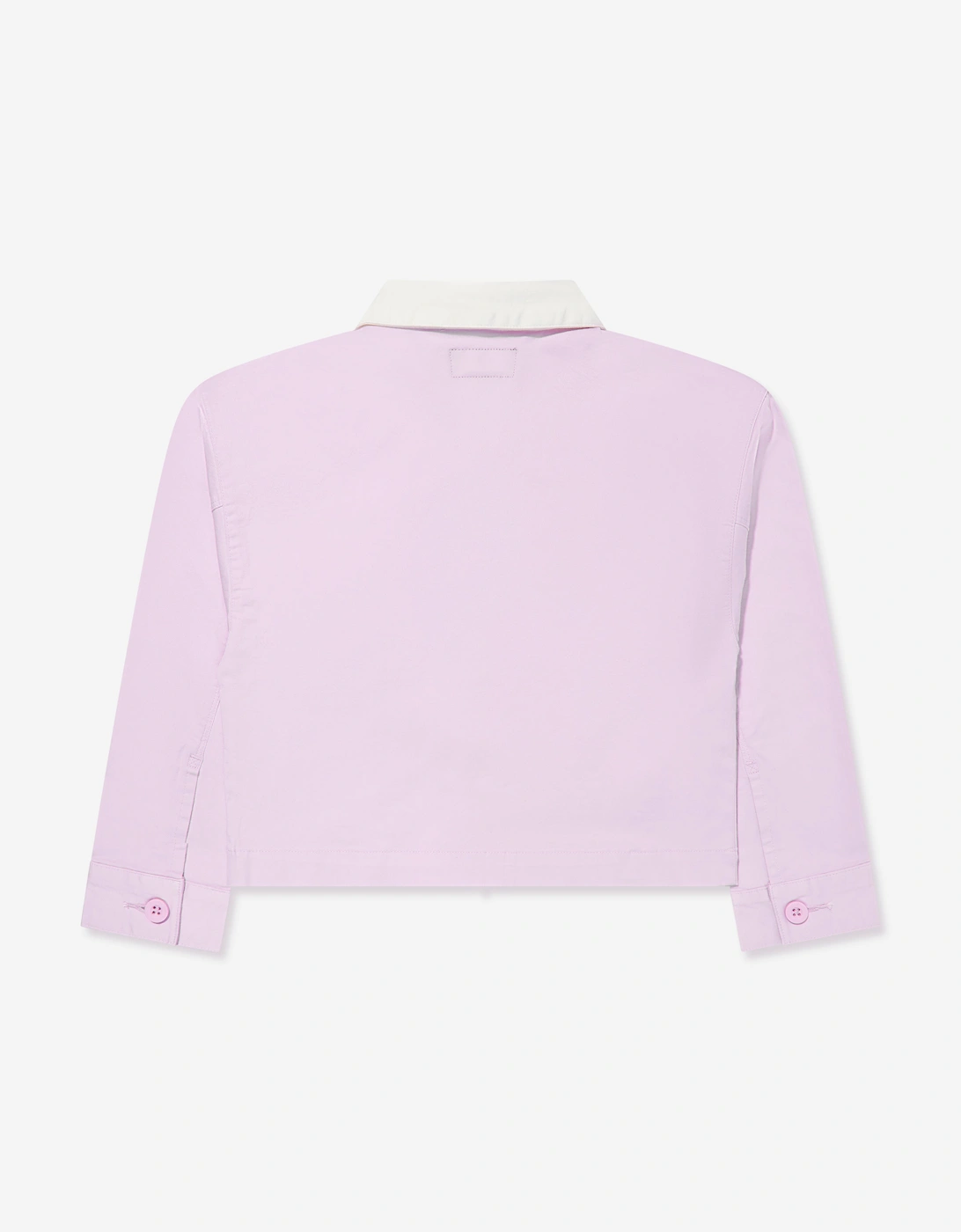 Girls Colourblock Zip Up Jacket in Purple