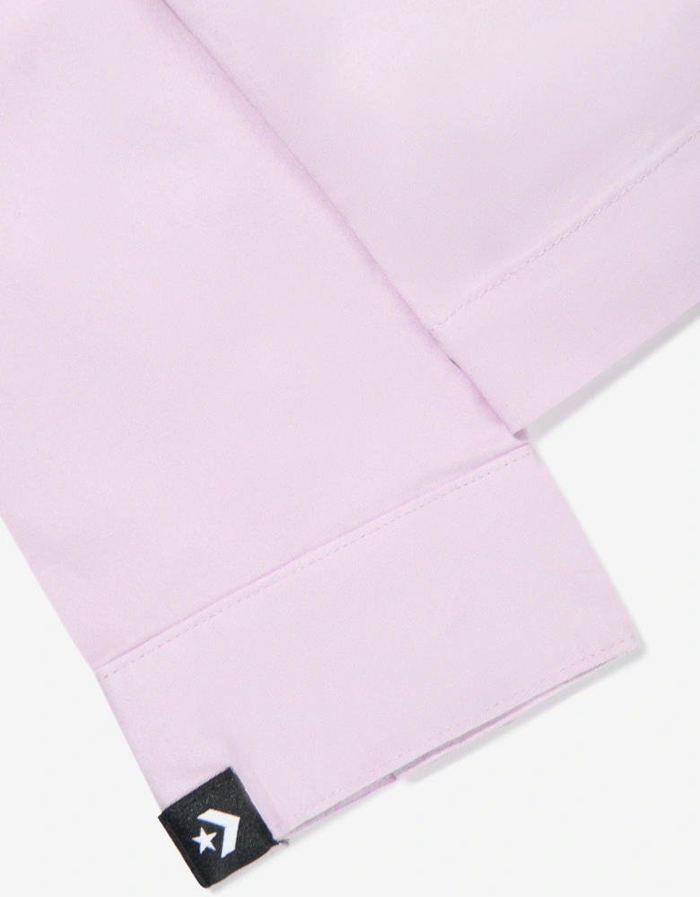 Girls Colourblock Zip Up Jacket in Purple