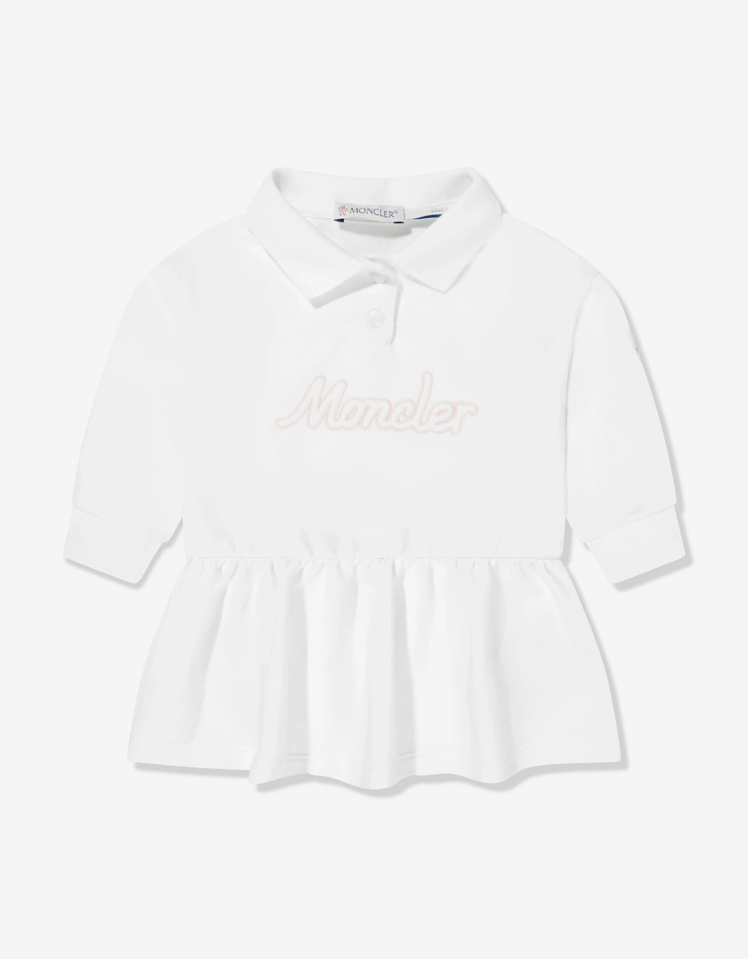 Baby Girls Logo Sweater Dress in Ivory, 5 of 4