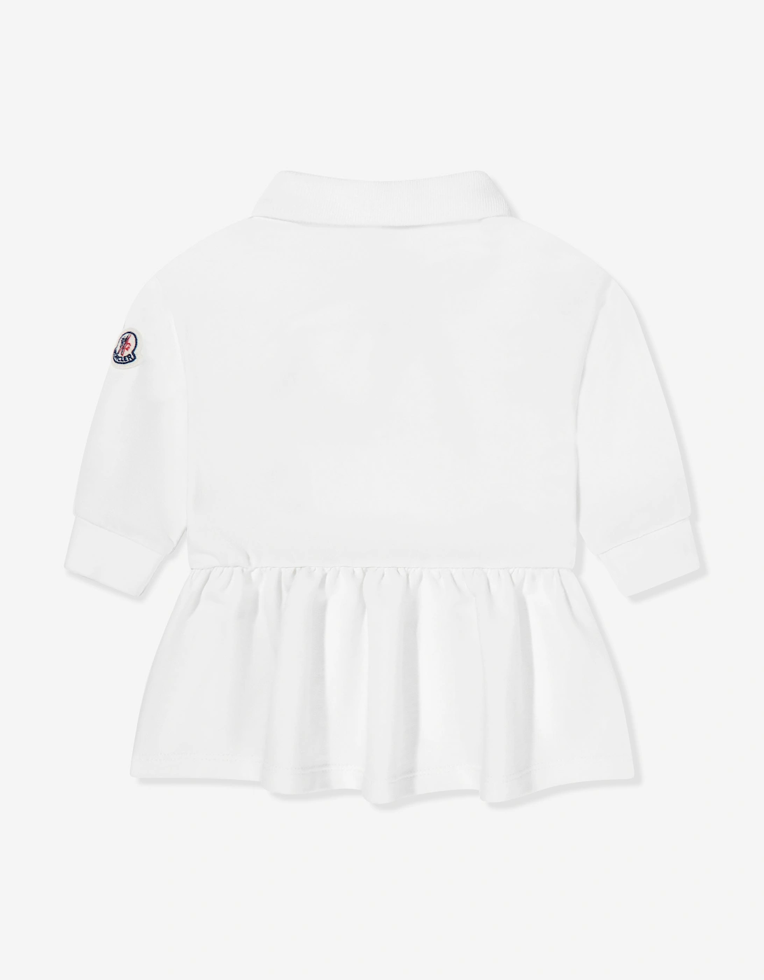 Baby Girls Logo Sweater Dress in Ivory