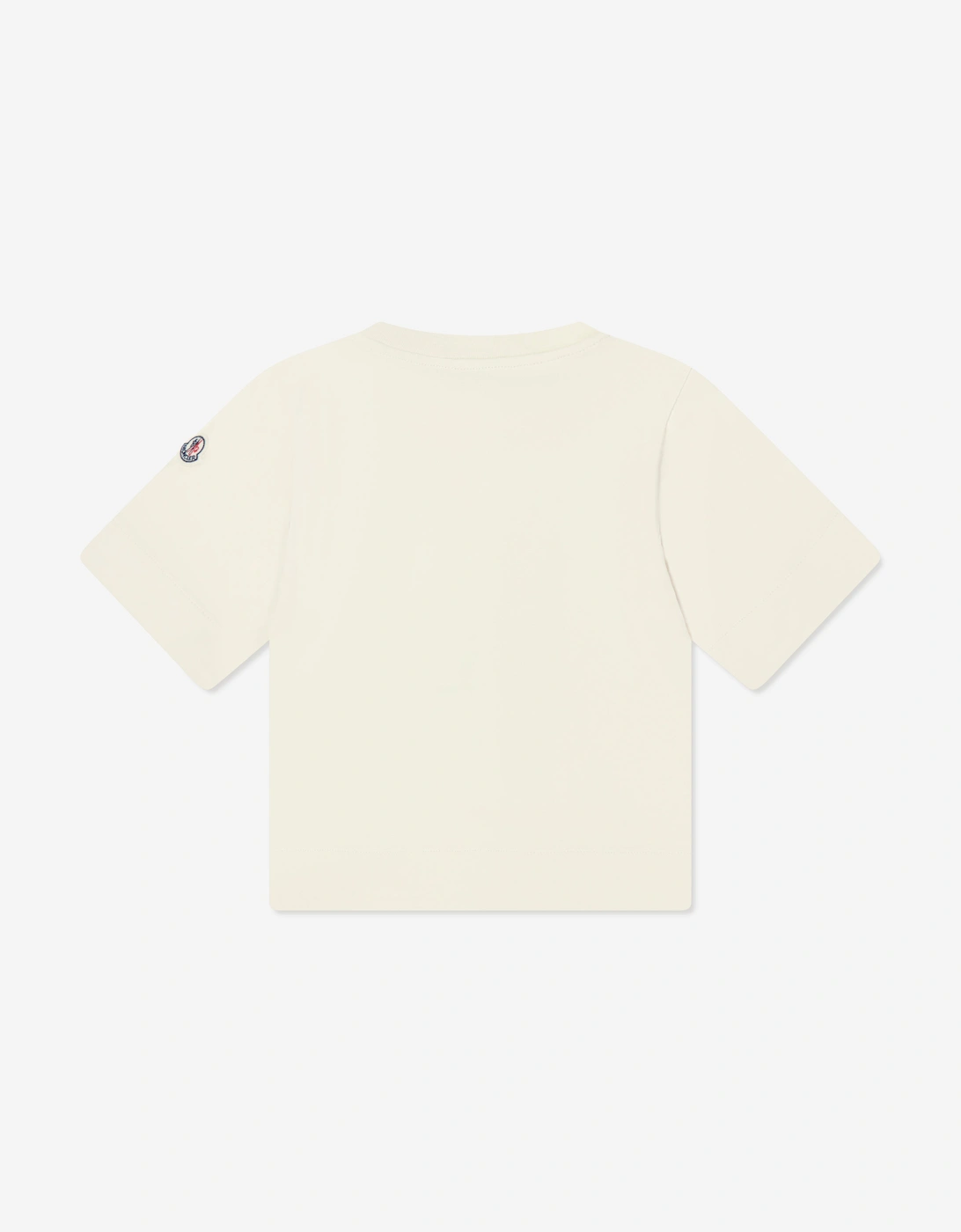 Girls Bear Logo T-Shirt in Ivory