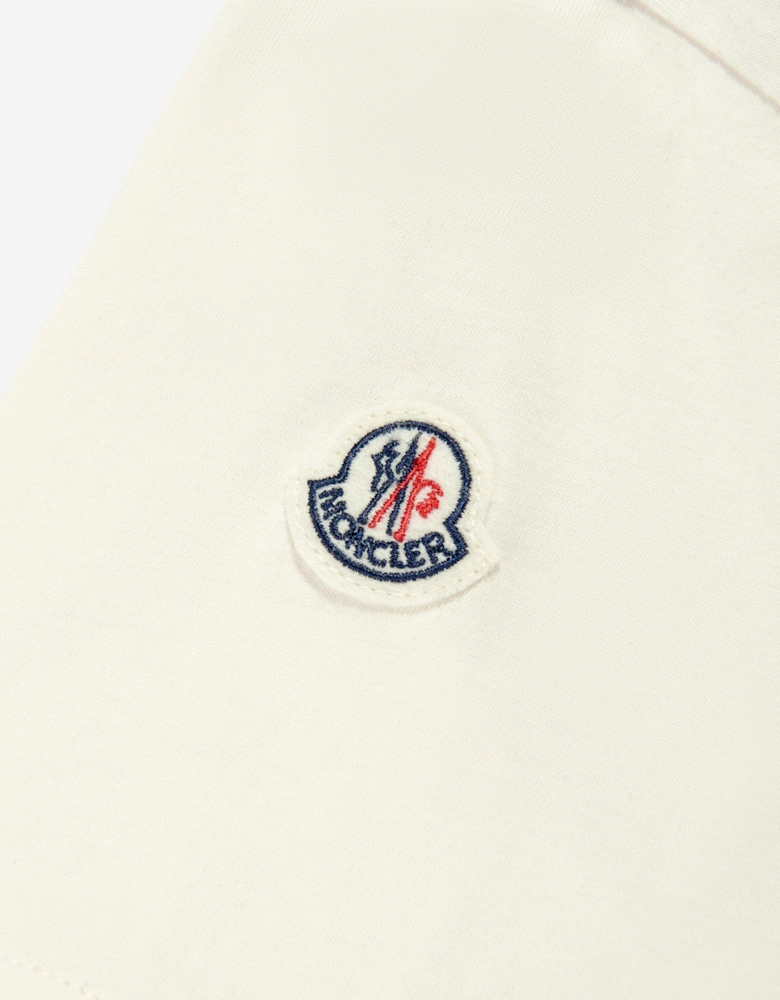 Girls Bear Logo T-Shirt in Ivory