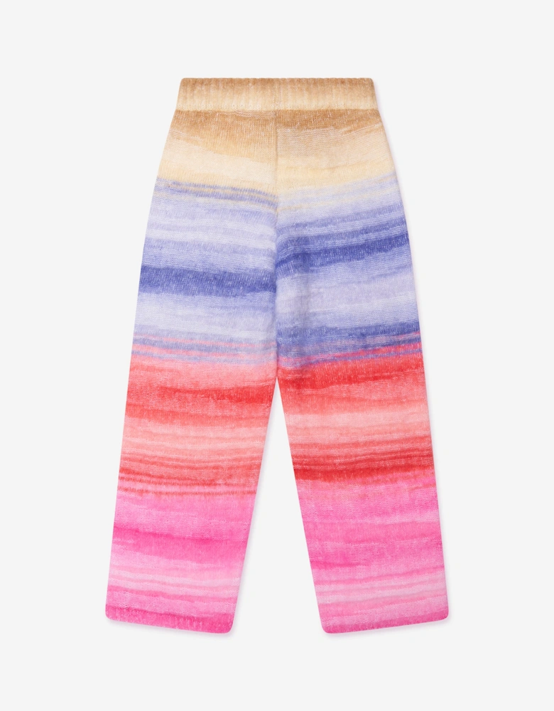 Girls Knitted Trousers in Multicolour