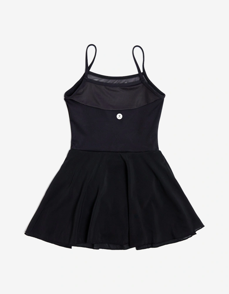 Girls Plie Leotard With Skirt in Black