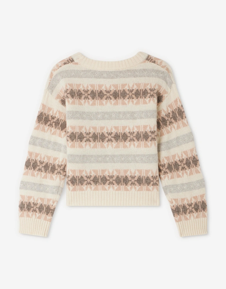 Girls Greet Jumper in Multicolour