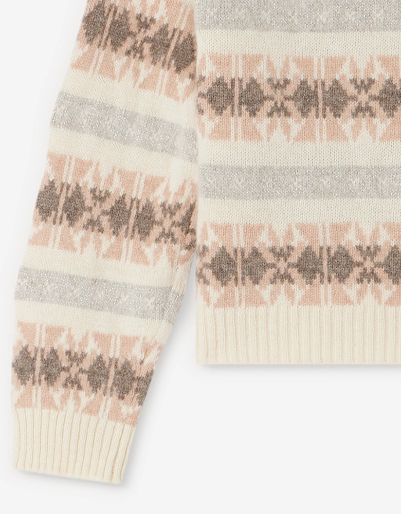 Girls Greet Jumper in Multicolour