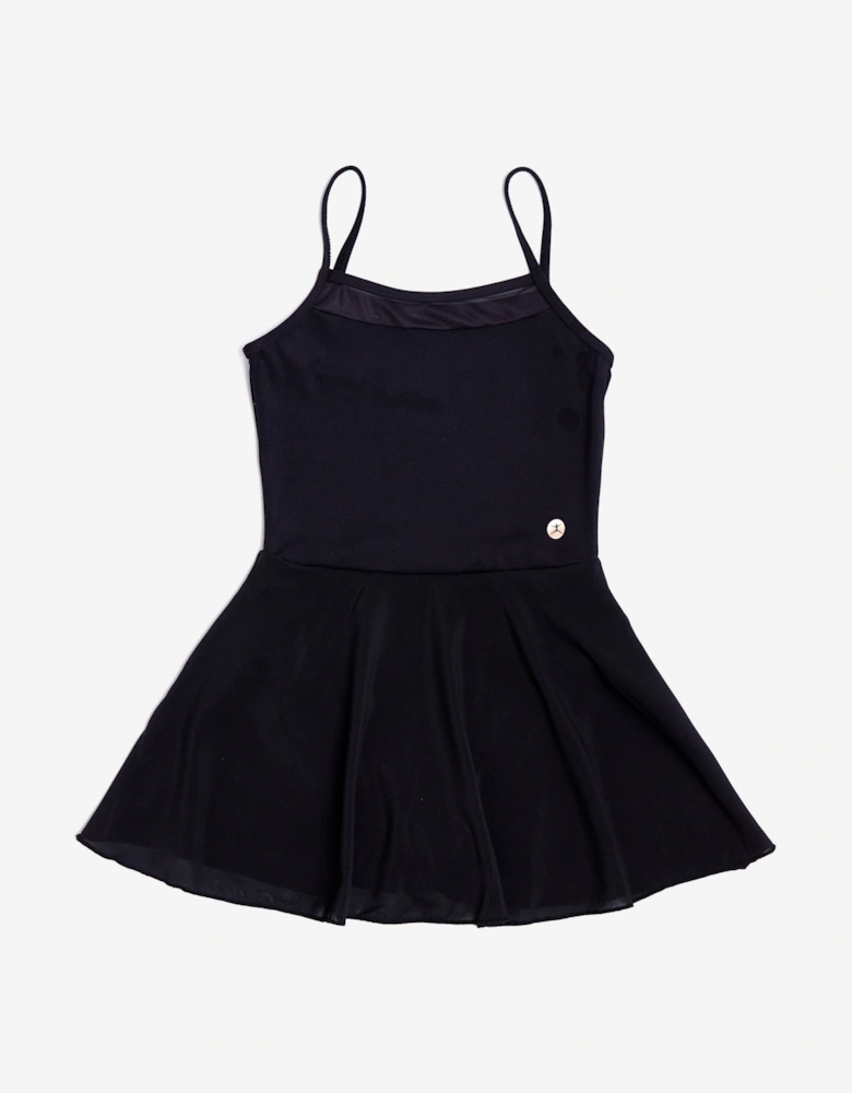 Girls Plie Leotard With Skirt in Black