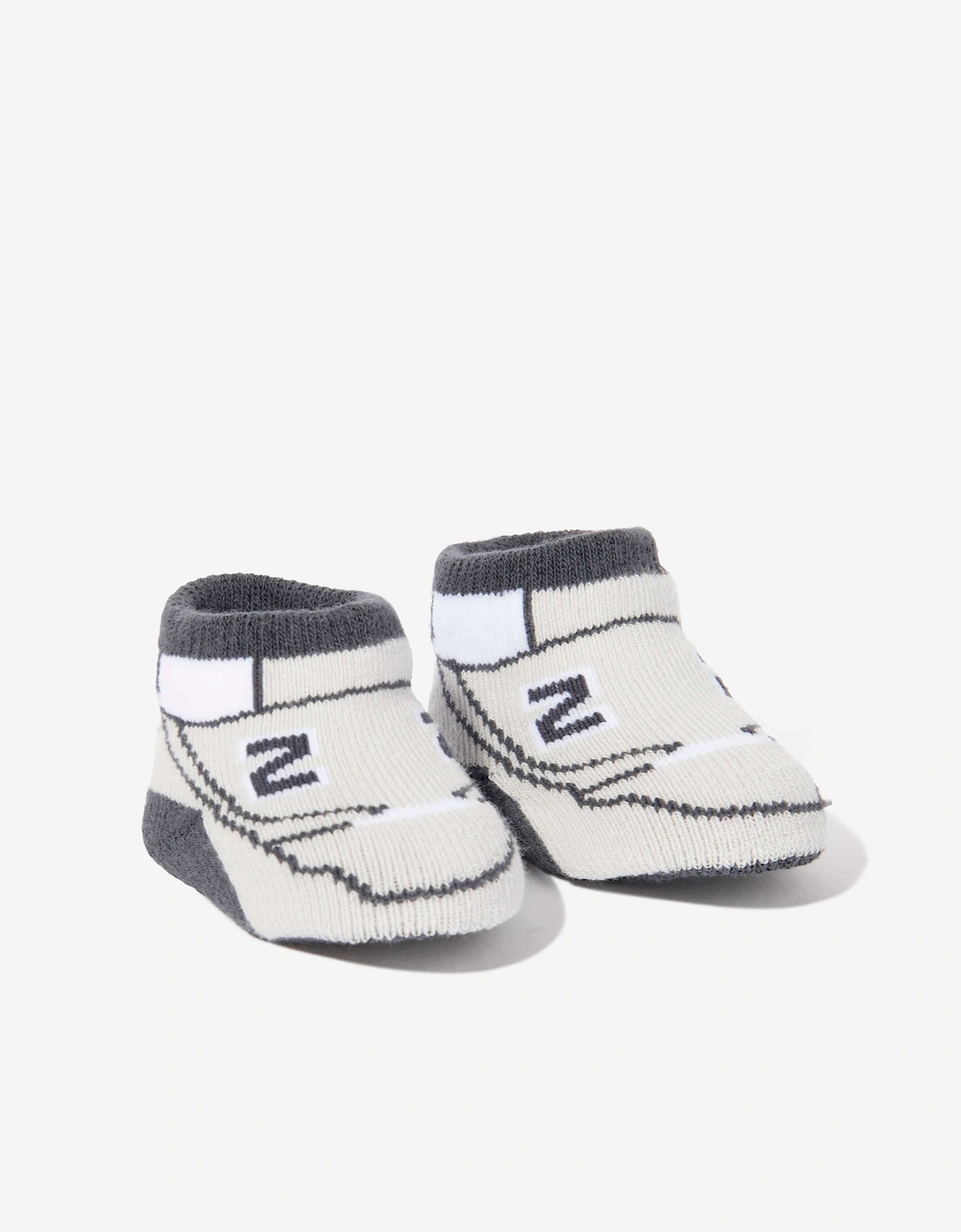 Baby 2 Pack Bootie Set in Grey