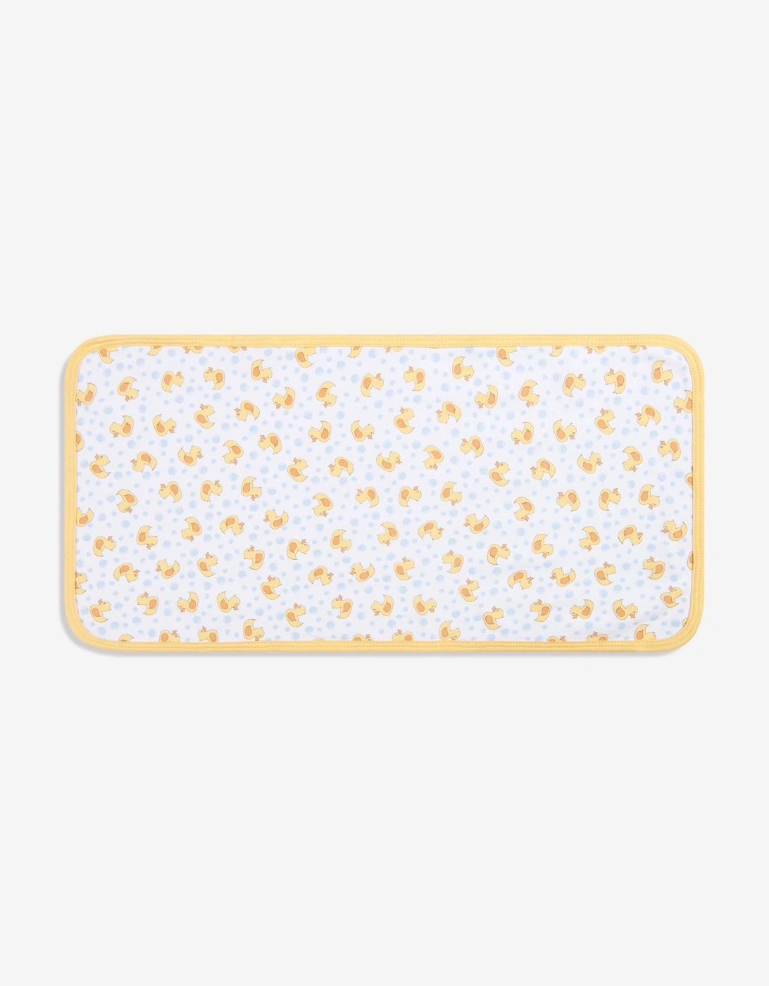 Baby Rubber Ducky Printed Burp Cloth in White, 5 of 4