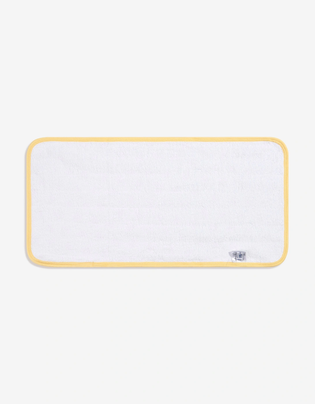 Baby Rubber Ducky Printed Burp Cloth in White