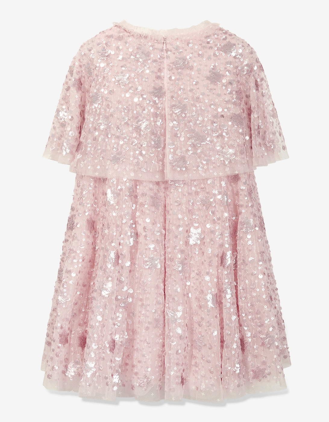 Girls Shooting Stars Dress in Pink
