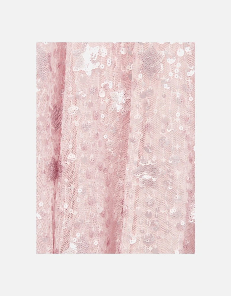 Girls Shooting Stars Dress in Pink