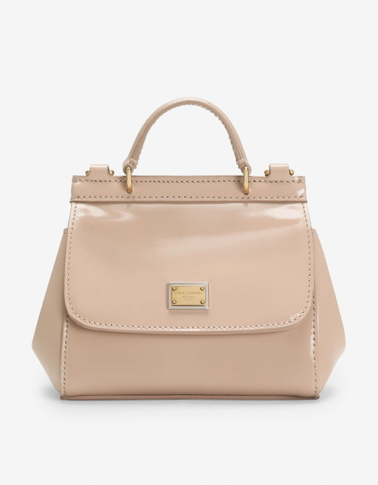 Girls Patent Leather Handbag in Pink (14cm)